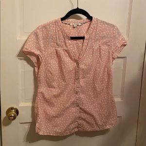 Pink polka dot Boden top